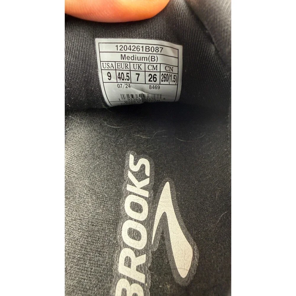 Brooks Adrenaline GTS 24 1204261B087 Black 9B Womens Sneakers Running Shoes #416